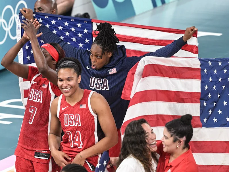 USA defeats France to win gold in women’s basketball at the Olympics